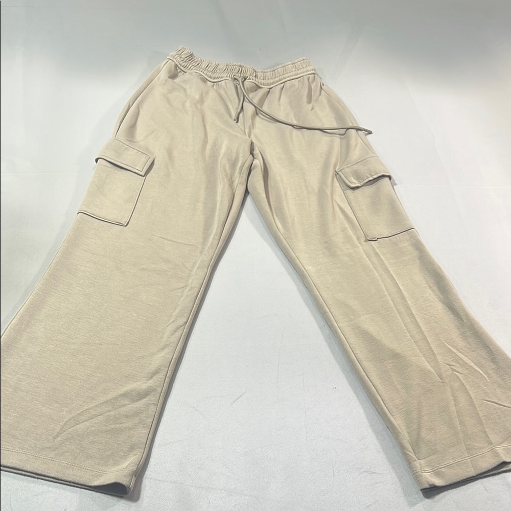 Happily grey cargo sweat pants size M